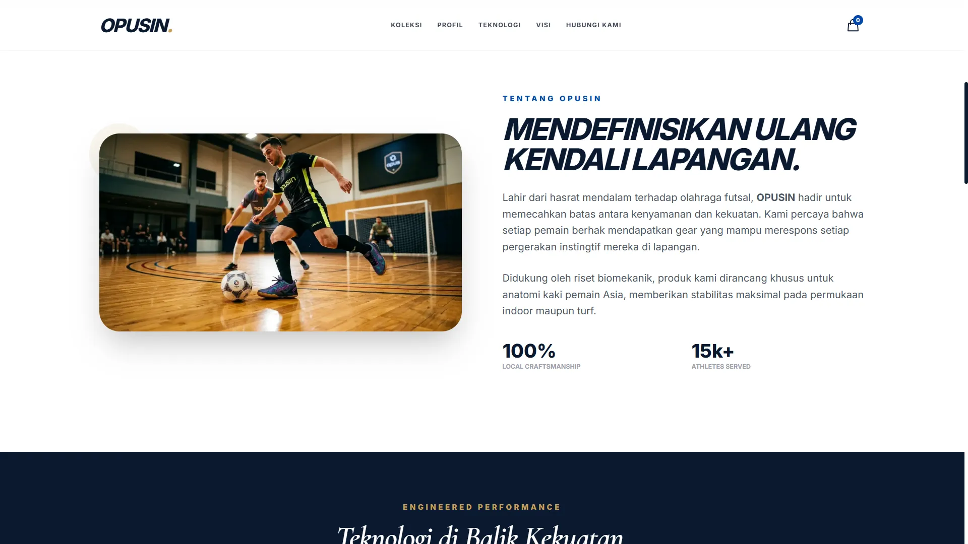 Website E-Commerce Opusin